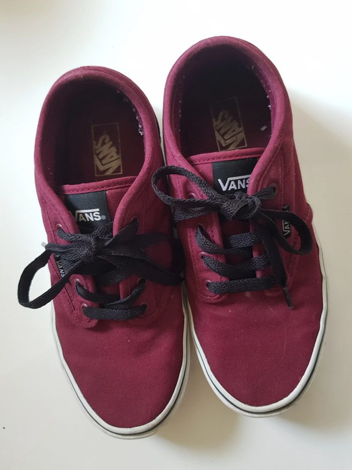 Vans bordeaux taille 37 - photo numéro 2