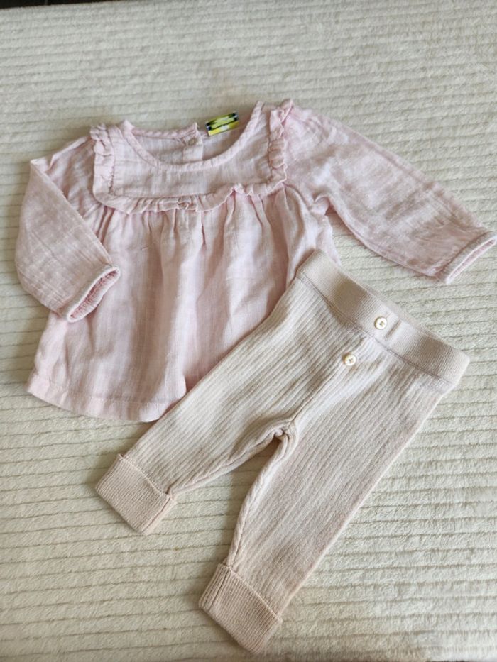Ensemble blouse et leggings