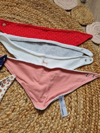 Bavoirs bandana lot de 8