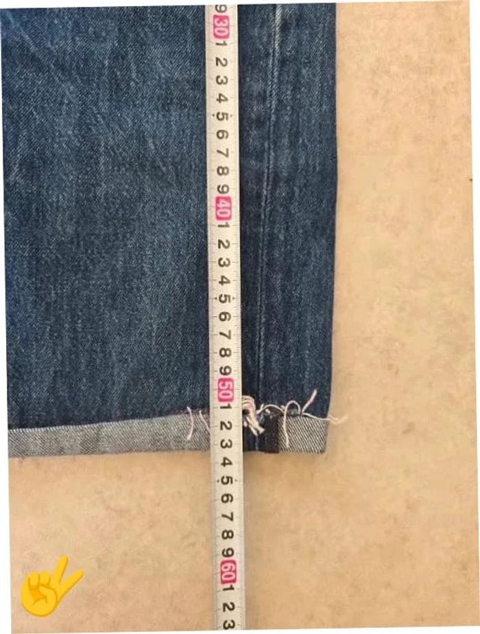 Short Levi's 501 W32 FR42 Bleu marine Homme Men SHO168b - photo numéro 5