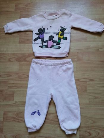 Pyjama 2 pièces 6 mois/1 an French machine