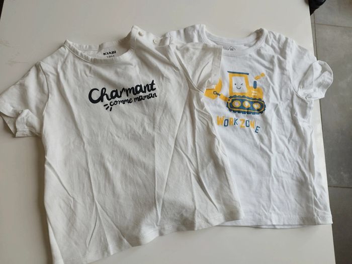 Lot tee-shirt bébé garçon 18 mois - photo numéro 12