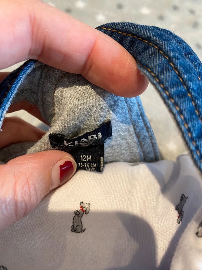 Ensemble salopette Kiabi 12 mois - photo numéro 6