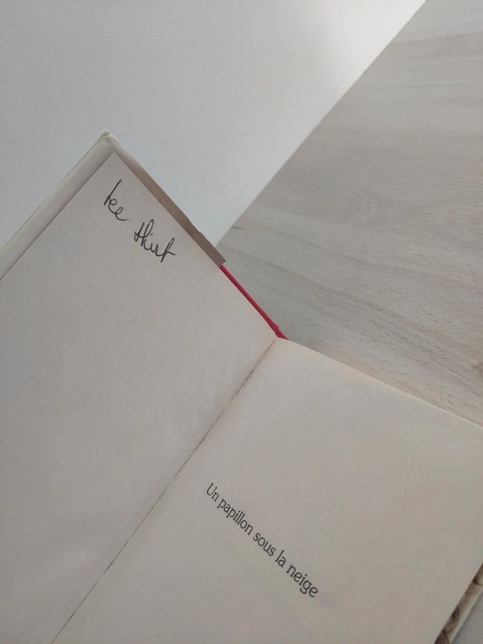 Livre grand format Un papillon sous la neige Kalotay - photo numéro 5