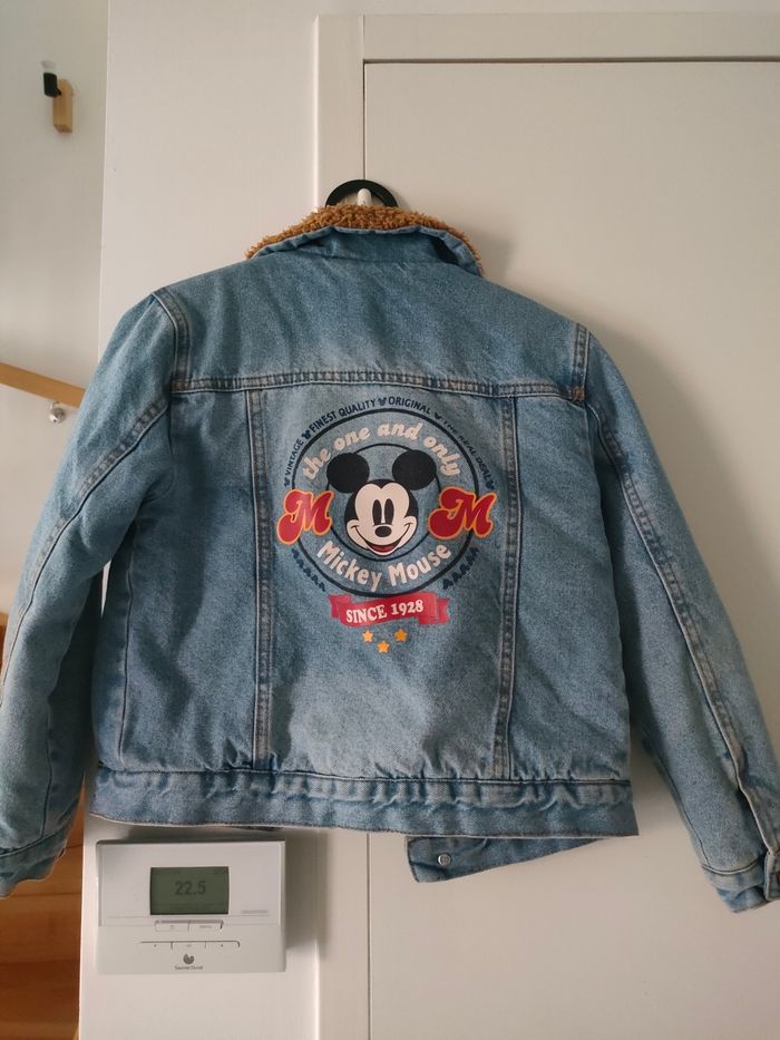 Veste en jeans mickey - photo numéro 3