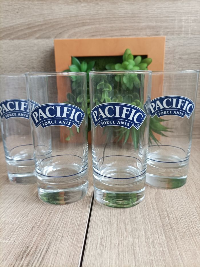 Lot 4 verres pacific force anis - photo numéro 3