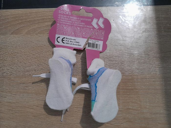 chaussettes pour poupons / poupées - photo numéro 2
