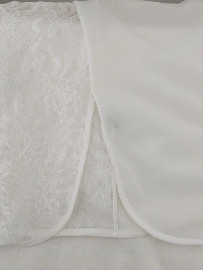 Fond de robe blanc - Schiesser Nylsuisse - taille 38 - photo numéro 5