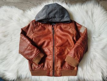Veste en cuire