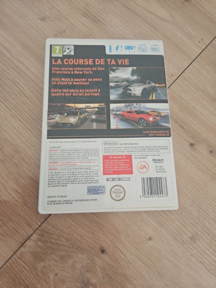 need for speed the run Nintendo wii - photo numéro 3