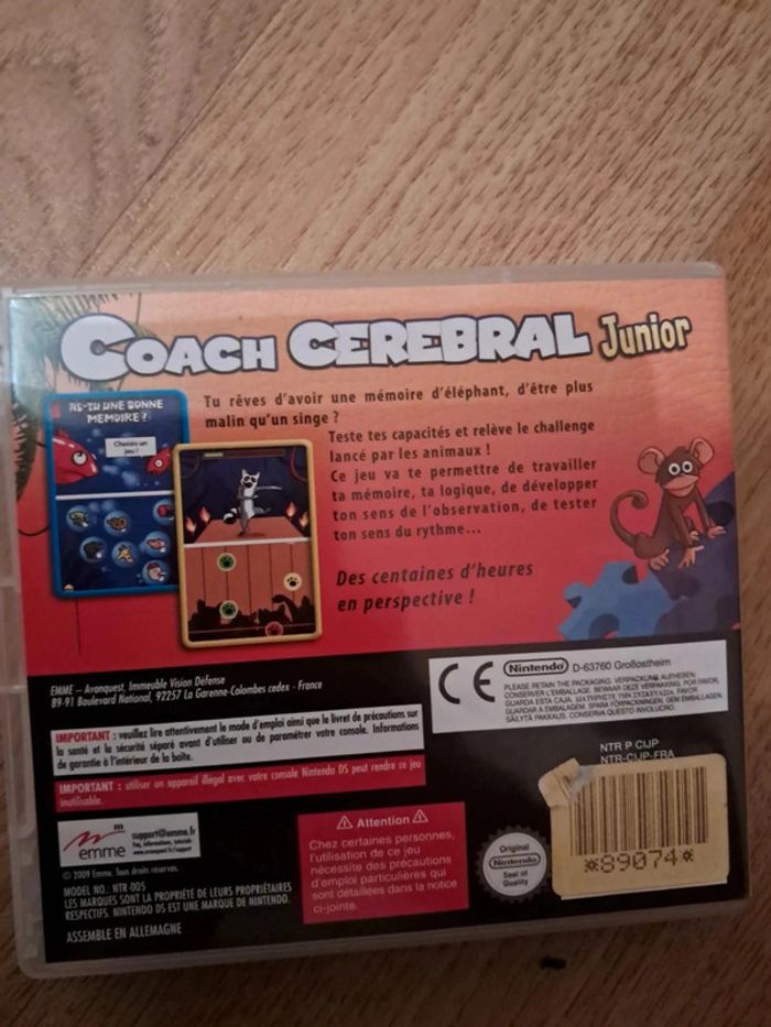 Jeu DS Coach Cérébral Junior - photo numéro 2