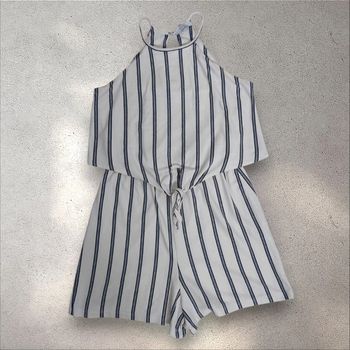 Combi-short à bretelles Bershka taille XS