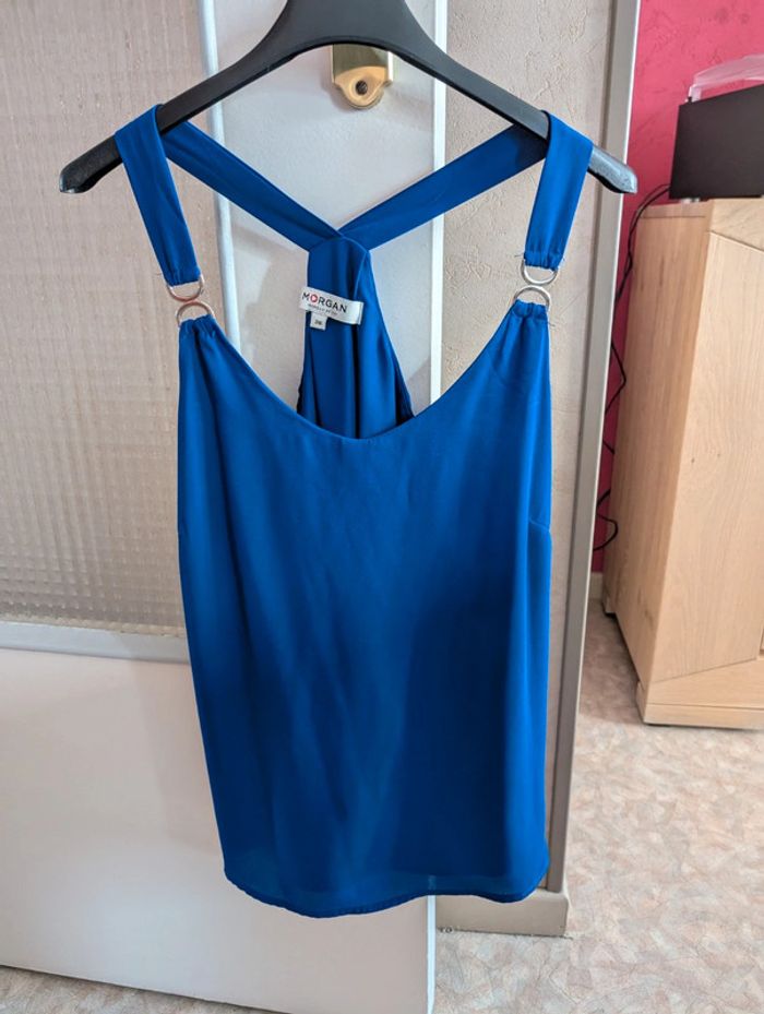 Débardeur bleu électrique