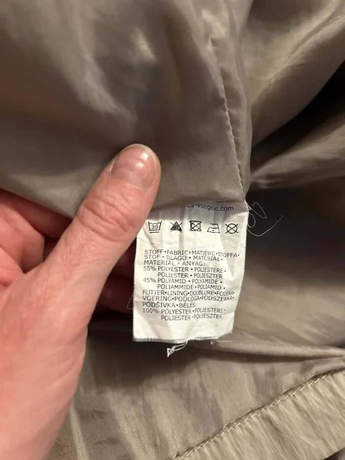 Veste beige avec capuche Kingfield Charles Vögele - Taille 42/44 - photo numéro 7