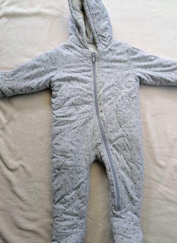 Combinaison manteau gris 9/12 mois