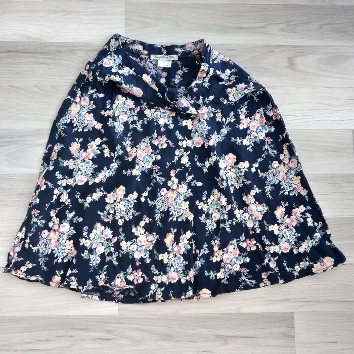Jupe évasée à motifs à fleurs Jacqueline Riu taille 38 - photo numéro 4
