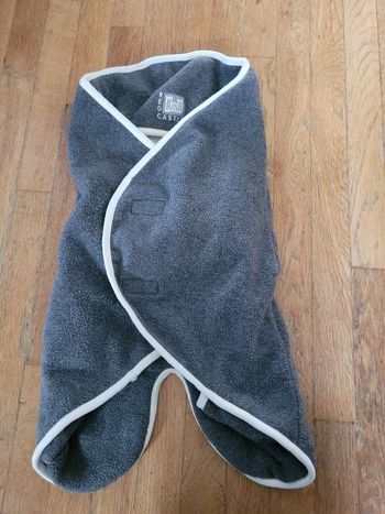 Couverture Babybomade polaire Red Castle grise