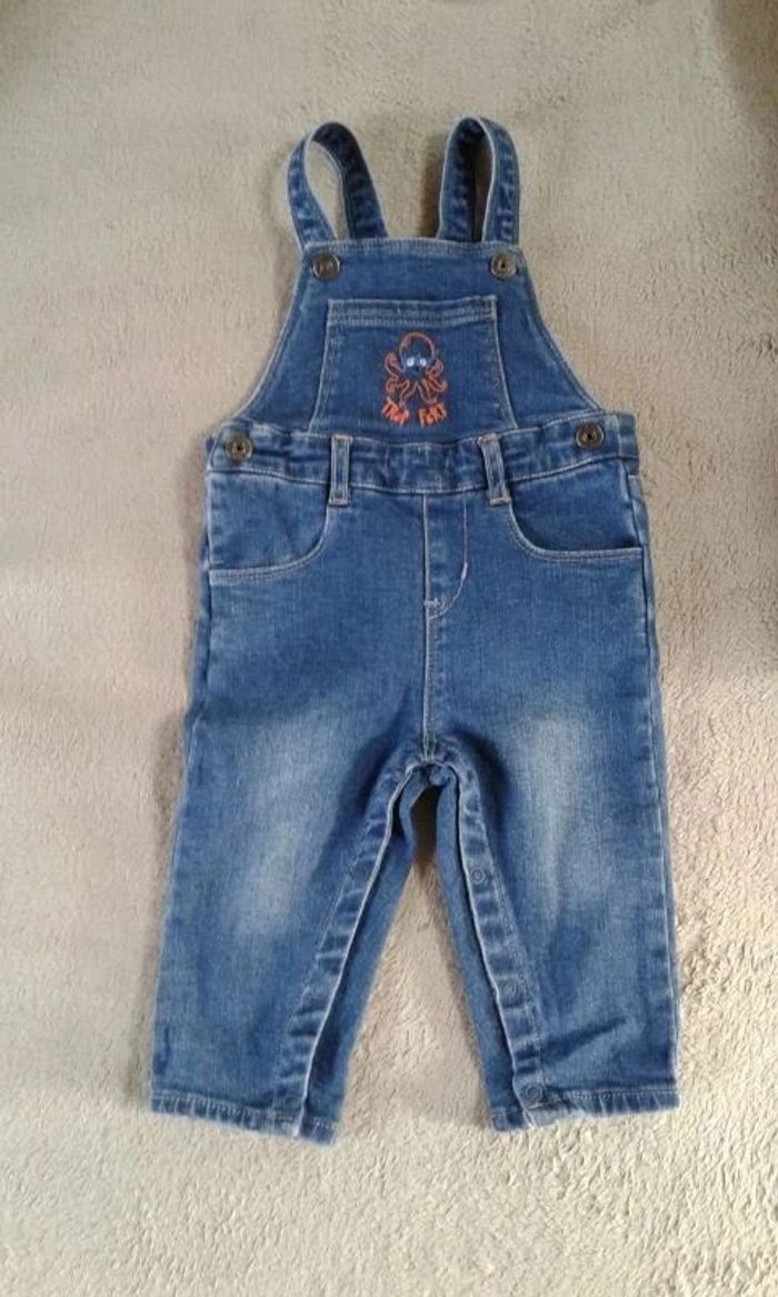 Salopette en jean La compagnie des petits 6mois