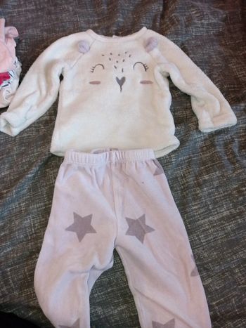 Pyjama velours 12 mois Kiabi