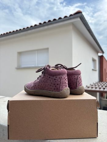 Bottines Cuire motif coeurmegis