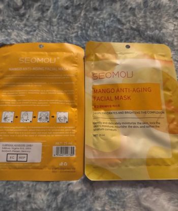 2 masque visage neuf 