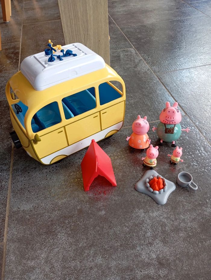 Peppa Pig camping car + tente - photo numéro 2