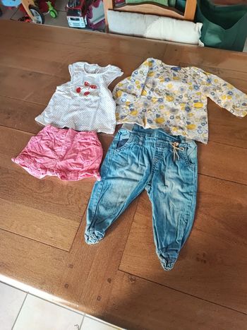 Ensemble fille été 12 mois