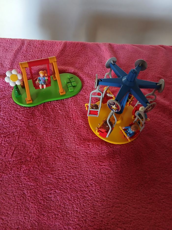 Playmobil manège + balancoire