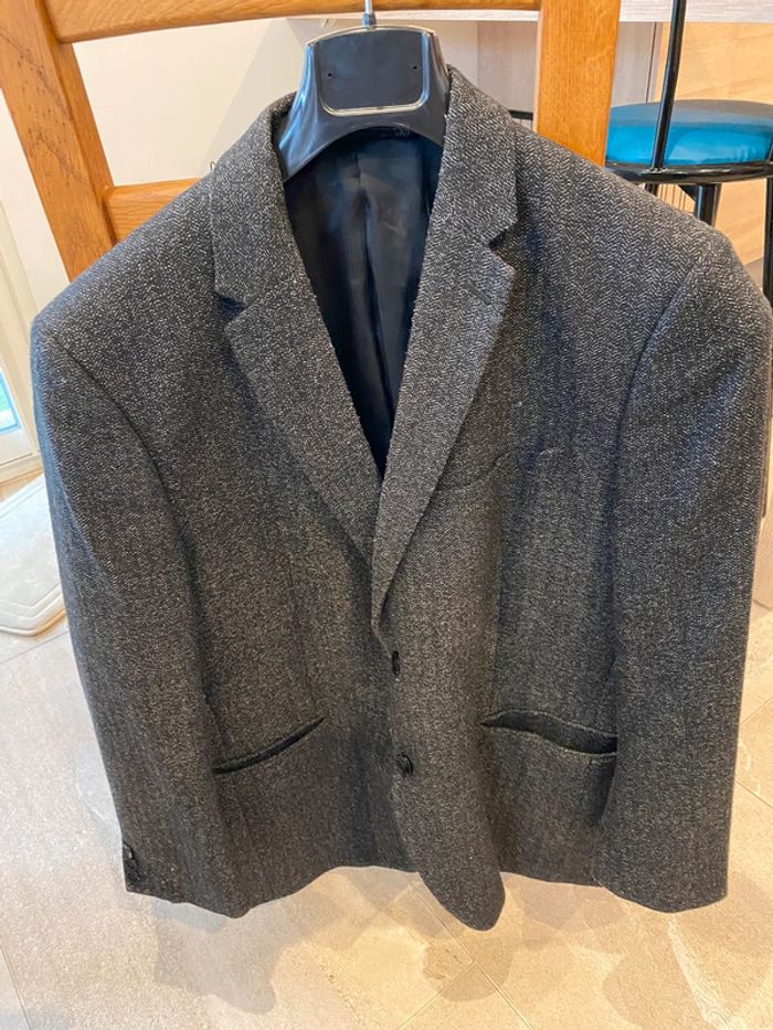 Veste noir chiné