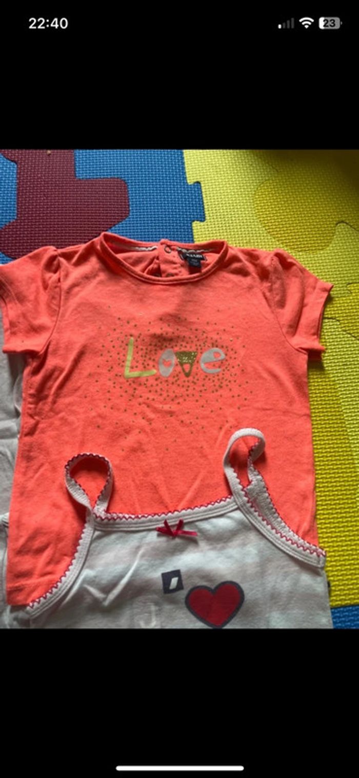 Lot tee shirt 18 mois - photo numéro 2