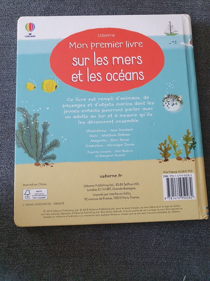 Mon premier livre sur les mers et les océans - photo numéro 2