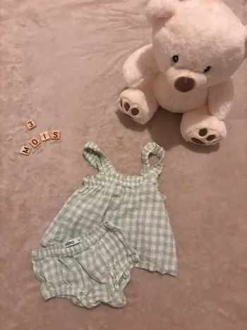 Ensemble débardeur culotte GÉMO - 3 mois