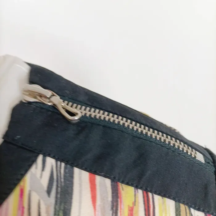 Blouse Chattawak fluide multicolore col goutte, empiècements contrastés, T40 A1573 - photo numéro 6