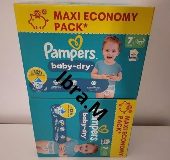 Couches pampers taille 7