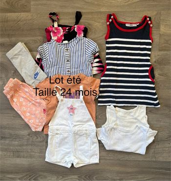 Lot été taille 24 mois (9 articles) H&M Nike Adidas Obaïbi