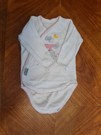 Body croisé manches longues