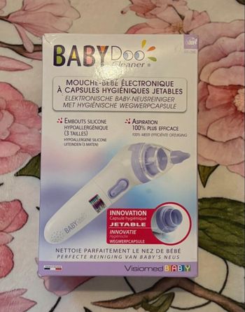 mouche bébé électronique babydoo cleaner capsules jetables