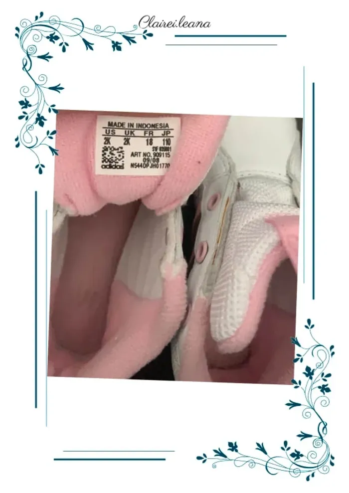 🛑chaussure bébé adidas🛑T18 - photo numéro 3
