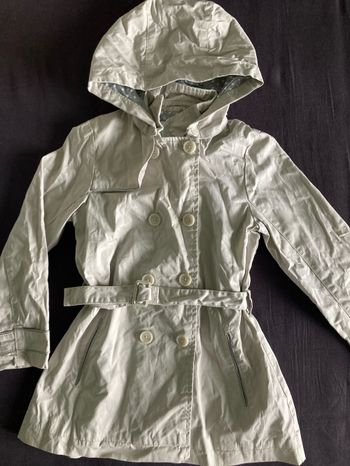 Trench à capuche manteau