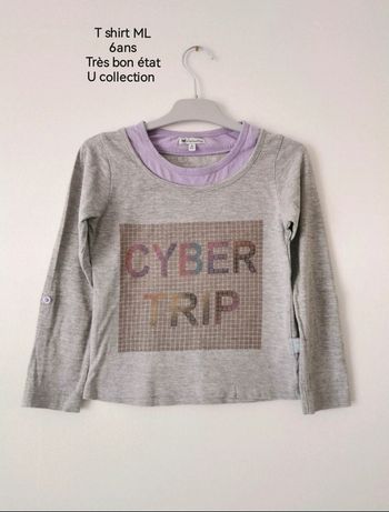 T shirt ML 6ans