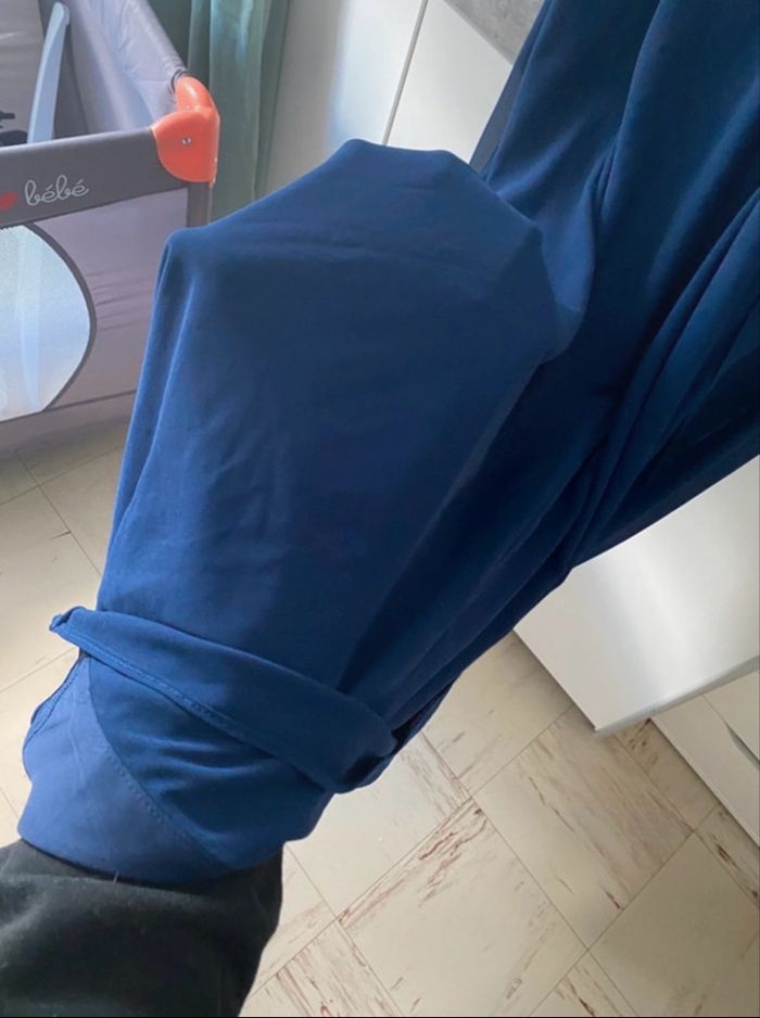 Robe longue à volant et manche évasée  - TFNC Plus  - Asos - photo numéro 9