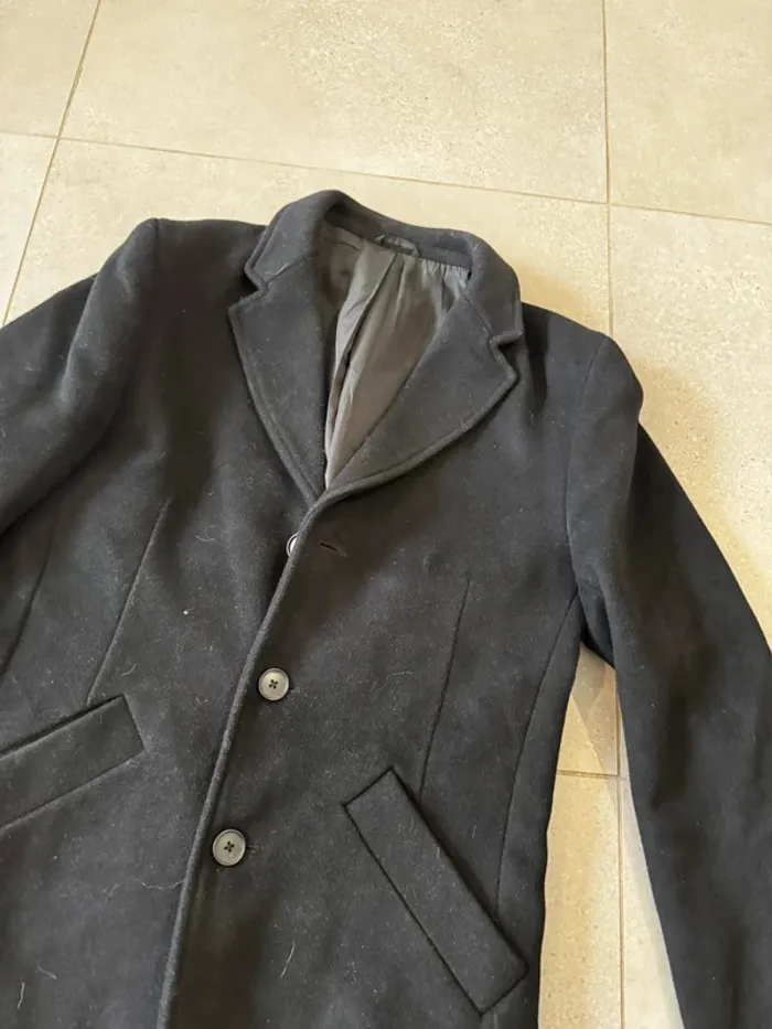 Manteau habillé Célio, taille M, très bon état - photo numéro 2