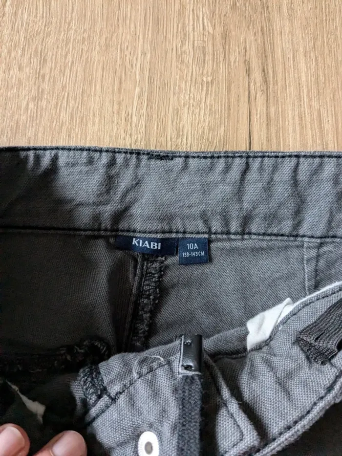 Pantalon gris , Kiabi 10 ans - photo numéro 3