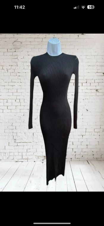 Robe noire Zara neuve - taille S - manches longues