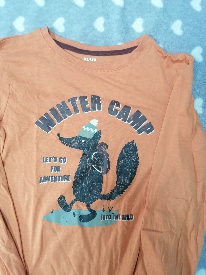 T-shirt 🍁 manches longues garçon 12 ans - photo numéro 3