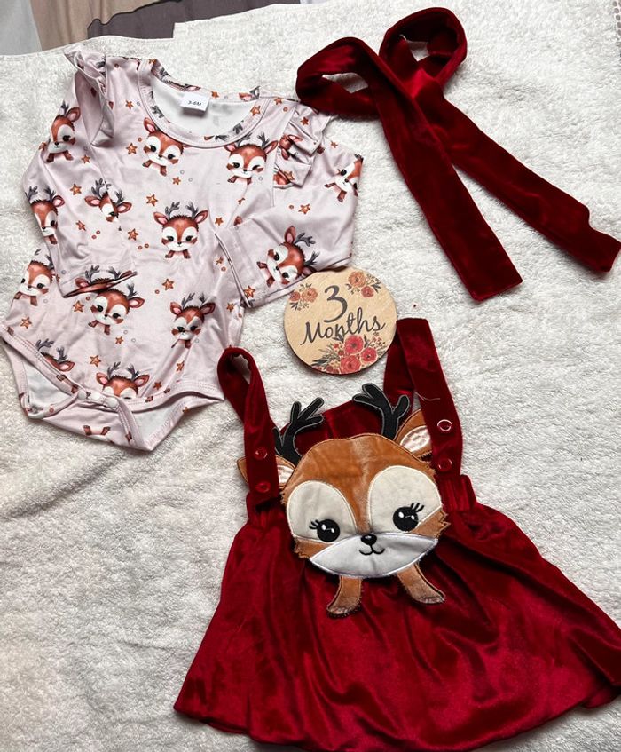 Tenue Noël pour bébé 3-6 mois - photo numéro 2