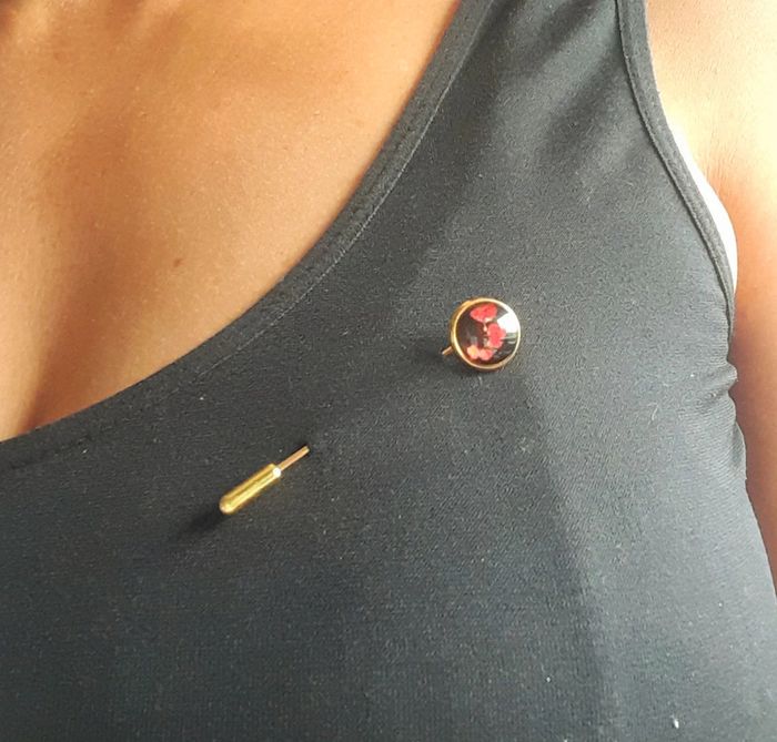 Broche coquelicot - photo numéro 4
