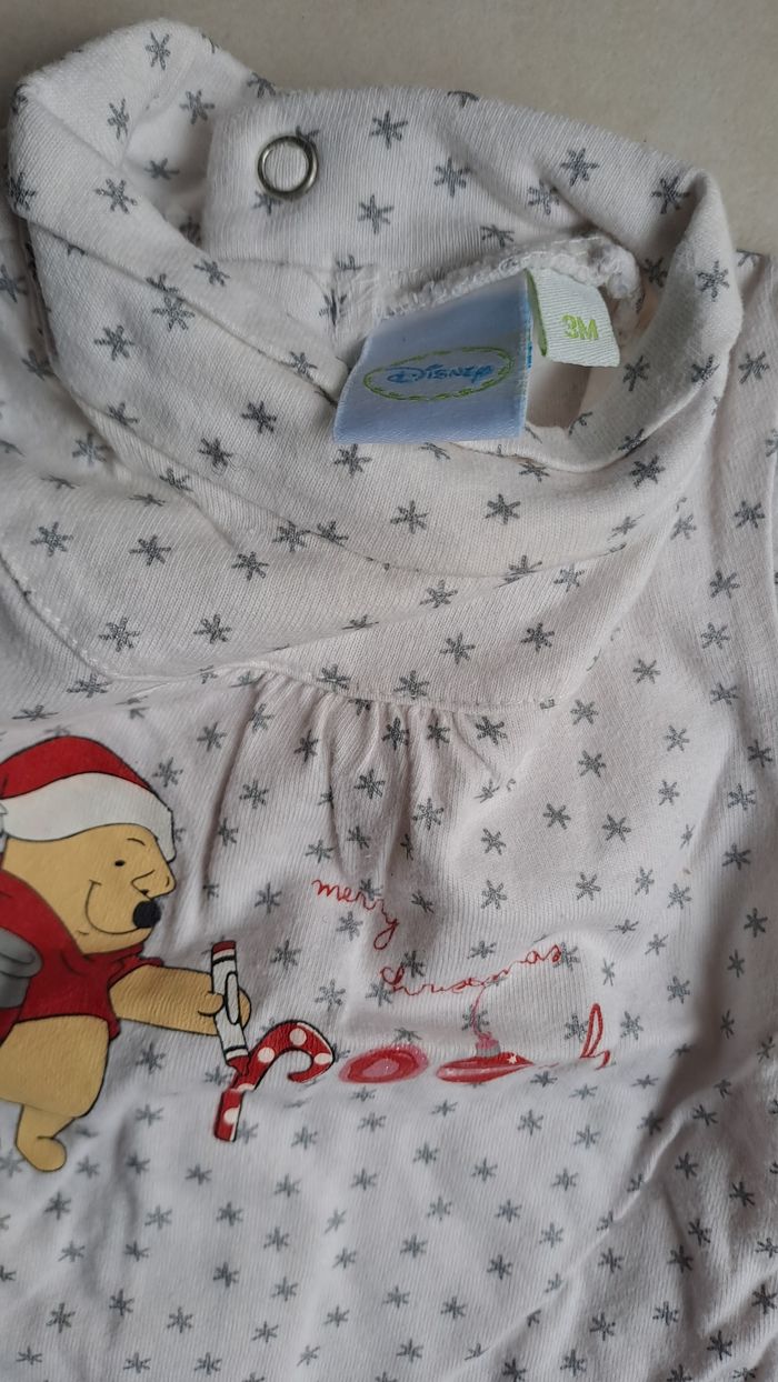 Ensemble Disney Noël fille 3 mois - photo numéro 2