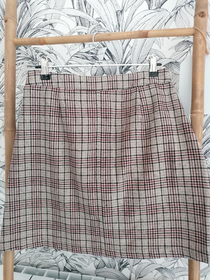 Jupe à carreaux La City taille 38 - photo numéro 5