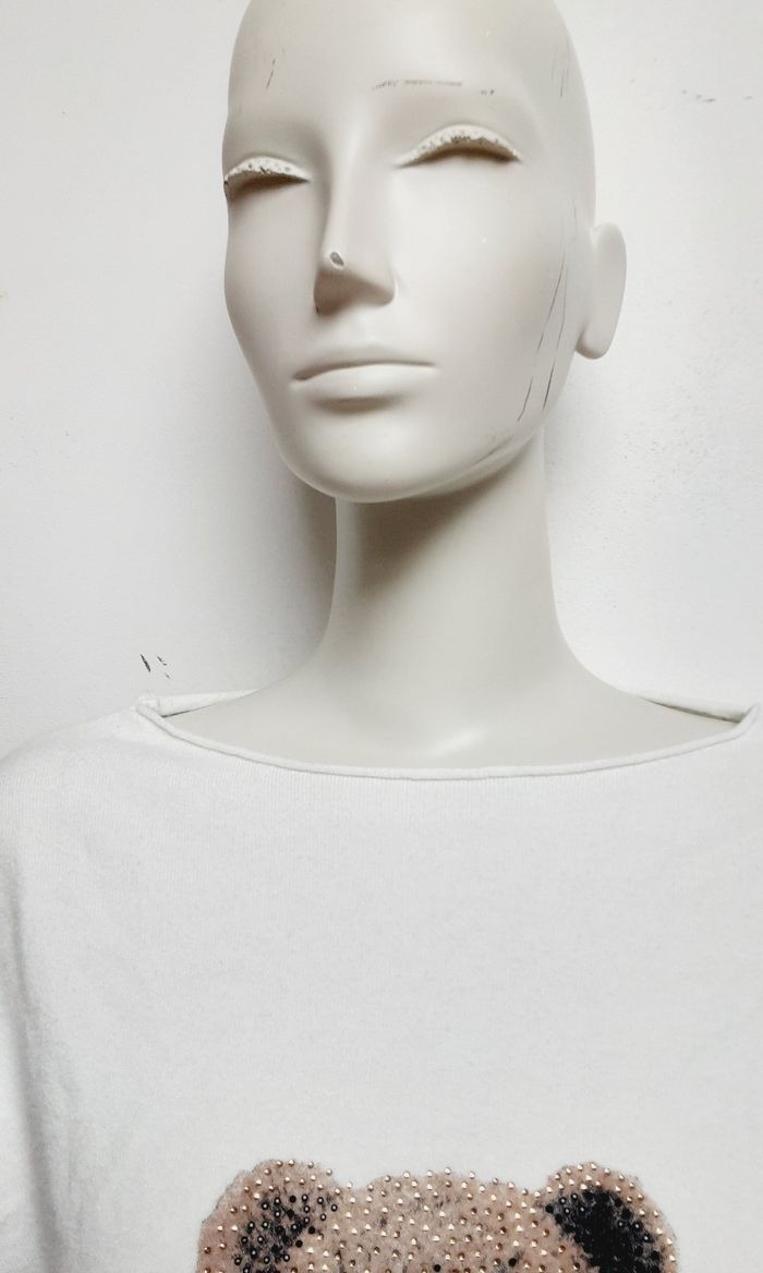 Haut / pull / sweat overseide avec motif ourson pour femme Taille 36 /38 - photo numéro 5